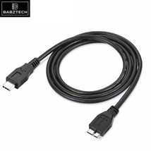 USB 3.1 Type-C USB-C To Micro B Cable For External Hard Drive SSD For MacBook - £4.94 GBP