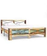 Bed Frame Solid Reclaimed Wood 160x200 cm - £249.57 GBP