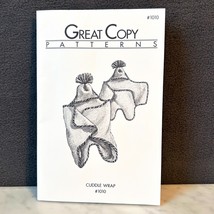 Great Copy Patterns Baby Cuddle Wrap Blanket 3 Sizes Sewing Pattern #101... - $9.45