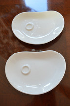 * 2 Starbucks Coffee Home Collection 2004 Kidney Shape Luncheon Plates - £11.70 GBP