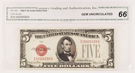 1928-F United States Note IN Edelstein Handgehoben Zustand Fr # - £137.49 GBP