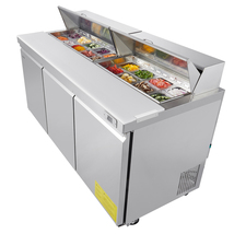 VEVOR 72&quot;W Commercial Refrigerator, 18.7 Cu. Ft Sandwich Prep Refrigerat... - $2,753.97 CAD