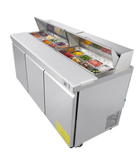 VEVOR 72"W Commercial Refrigerator, 18.7 Cu. Ft Sandwich Prep Refrigerated Table - $1,964.99