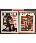 DEEP RED Premiere Issues NO. 1 &amp; NO. 2 Splatter Film Magazines ‘87 &amp; ‘88... - £45.94 GBP