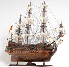 Ship Model Watercraft Traditional Antique San Felipe Medium Brass Chrome - £966.42 GBP