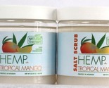 2 Count Natural Therapy 23.28 Oz Hemp &amp; Tropical Mango Nourishing Salt S... - $29.99