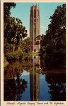 Florida&#39;s Majestic Singing Tower and Its Reflection FL Postcard PC500 - £3.97 GBP