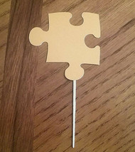 Lot of 12 Puzzle Piece Cupcake Toppers! - $3.95