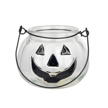 Glass Pumpkin Tealight Candleholders, 3x4 in. - £7.96 GBP+
