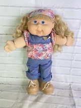 2004 Cabbage Patch Kids Play Along Doll Blonde Hair Blue Eyes Floral Top... - $69.29