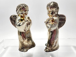 Godinger Silver Treasures Musical Angels 3.5in Salt Pepper Shakers in Box - £19.58 GBP