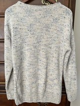 Prana Sweater Cypris Women’s S Small Chenille Marled boatneck Pullover specked - £23.33 GBP