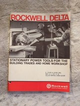 Rockwell Delta Industrial Machines catalog tools 1966 Supplies Manufacturing Vtg - £14.66 GBP