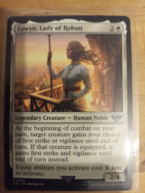 Eowyn Lady Of Rohan Magic The Gathering Lord Of The Rings 10 Human White... - $2.33