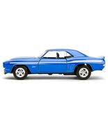 1969 Chevrolet Camaro Blue Metallic 1/32 Diecast Model Car by Jada - $20.79