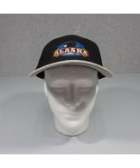 Alaska Souvenir Hat Baseball Cap Black Gray Bald Eagle Adjustable Strapback - £10.25 GBP