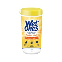 Wet Ones Antibacterial?Hand Wipes, Tropical Splash Wipes | Antibacterial Wipes,  - $17.99