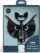 Halloween Decoration Ototo Vino Spooky Bat Wine Opener - 2-In-1 Wine, Corkscrew - £36.14 GBP