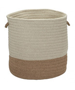 Colonial Mills 13 x 13 x 11 in. Sunbrella Coastal Basket Alpaca - $1,801.51 MXN