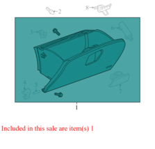 2015 Chevrolet Trax Glove Box Assembly OEM Part #42476072 USED  - $95.63