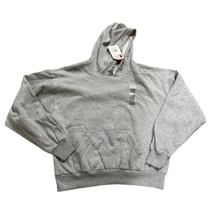 Hoodies Sweatshirt Mens Sz XL Heavy Gray Ties Pullover VTG Williams Bay NWT - £12.41 GBP