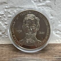 Abraham Lincoln 16th President of the US Coin Medallion 1809-1865 KG JD - $11.87