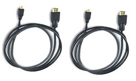 2 HDMI Cables for Sony HDR-CX380B HDR-CX390 HDR-CX390E HDR-CX400 CX400E ... - $13.49