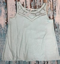 Maurices Sleeveless Electric Blue Pieced Mesh Top Size M NWT - £17.20 GBP