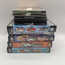 THE SIMS 2 PC GAME BUNDLE LOT (8) EXPANSION + STUFF PACKS FREETIME TEEN - $43.42