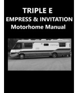 TRIPLE E EMPRESS INVITATION MOTORHOME MANUALs - 475pgs for RV Service &amp; ... - $23.75