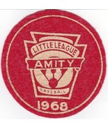 Amity Little League Baseball 1968 Vintage Patch - $20.51 CAD