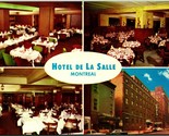 Hotel La Salle Multi Vista Montreal Quebec Canada Unp Cromo Cartolina D13 - $4.04