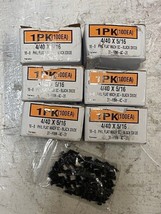 6 Packs of 100 4/40x5/16 | 31-FBM-4C-31 | 18-8 Phil Flat Black Oxide -60... - £42.53 GBP