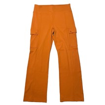 Athleta Delancey Straight Cargo Pants Stretch UPF 50+ Rating Orange - Size Large - £41.08 GBP