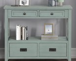 36 Inch Farmhouse Console Table, Farmhouse Entry Table With 4 Drawers, S... - $649.99