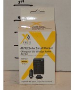 Xit XTCHENEL 14 AC/DC Turbo Travel Battery Charger for Nikon EN-EL 14 Black - $298.68 MXN