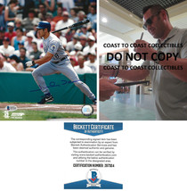 Johnny Damon signed Kansas City Royals baseball 8x10 photo proof Beckett... - $79.19