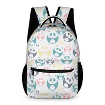Mondxflaur Cartoon Panda Backpacks for School Kids Teen Lightweight 16.2inch - £27.96 GBP