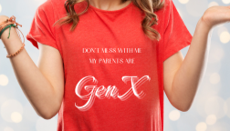 Primary image for "Don't Mess With Me, My Parents are Gen X" Kid's T-Shirt, Retro Design