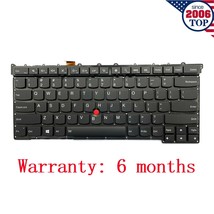 Genuine Us Backlit Keyboard For Lenovo Thinkpad X1 Carbon Gen 3 3Rd 2015 - £82.00 GBP