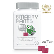 SmartyPants Kids Mineral Daily Gummy Multivitamin: Vitamin C, D3 &amp; Zinc 60 CT. - £39.55 GBP