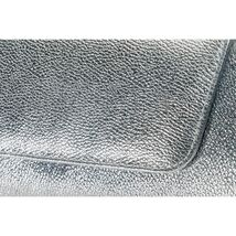 The Ege Silver Leather Clutch image 2