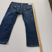 L.A. Idol USA Women's Blue Cotton Blend Denim Cropped Jeans Size 11 (30×21) image 10