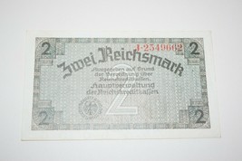 Germany 2 REICHSMARK Banknote 1940-1945 Wehrmacht - £4.02 GBP