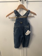 Vintage Oshkosh Overalls Blue Jean 1990s Dead stock With tags NWT Size 18m - £18.41 GBP