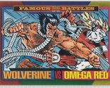 N) 1993 Skybox Marvel Comics Trading Card #177 Wolverine vs Omega Red - $1.97