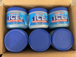 Lot Of 12 ARCTIC ICE Pain Relieving Gel Fast Acting Cooling Formula Greaseless - £23.71 GBP