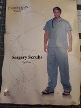 Surgery Scrubs Adult Costume By Underwraps XXL 2xl Used Distressed Hallo... - £15.80 GBP