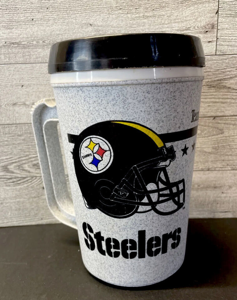 Primary image for Vintage Pittsburgh Steelers Hard Plastic Cup *READ*