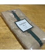 Waverly Home Cotton Table Napkins Four Sealed 20”X 20&quot; Brown Tan Floral ... - $29.69